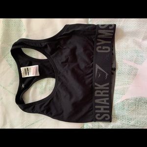 Black gymshark sports bra